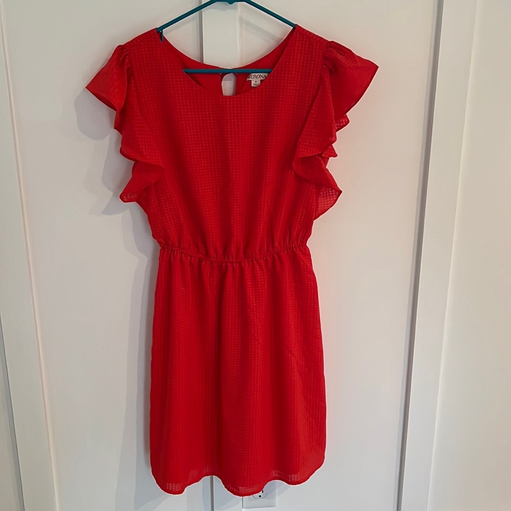 Coral dress